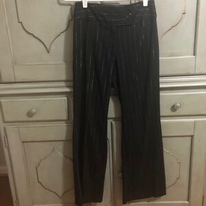 Women's Jared Ross Metallic Striped Dress Pants (Size 4) Great Condition So Cool